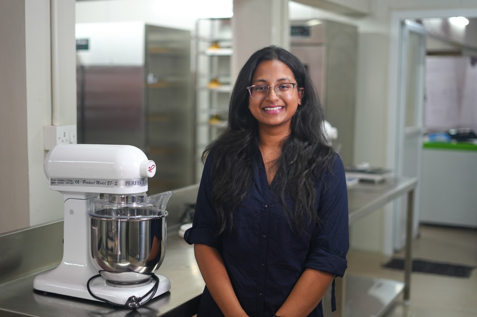 Harenee, Founder & Head Chef, in the Maple Academy kitchen